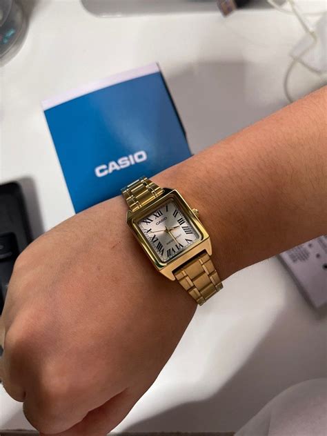 casio cartier dupe gold|cartier tank vintage watch.